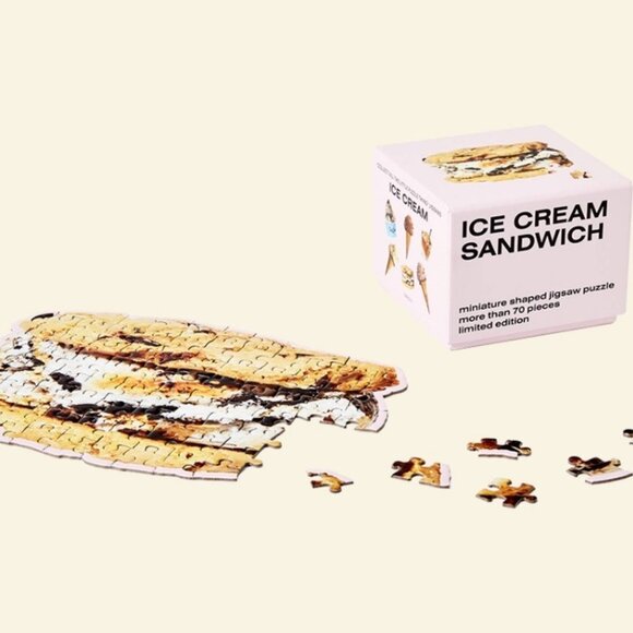NWT Stocking Stuffer Mini Puzzle Ice‎ Cream Sandwich New With Tags Gift Game New - Picture 1 of 10